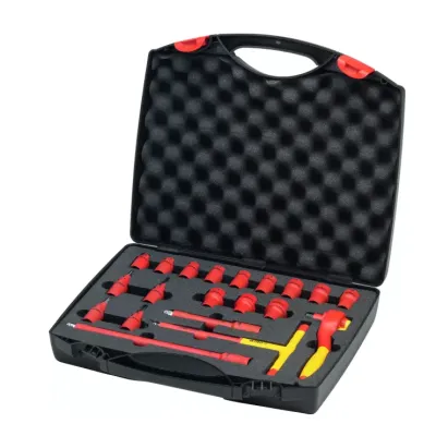 JUEGO LLAVES CARRACA AISLADA 3/8" 43023 MALETIN 20 HERRAM. WIHA