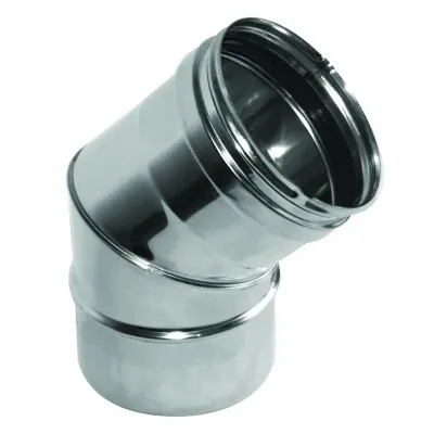 CODO SIMPLE PARED CI45 200mm x 45GRAD. ACERO INOX. AISI 304 20007200 BOFILL