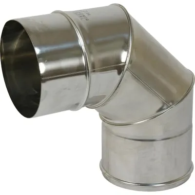 CODO SIMPLE PARED CI90 100mm x 90GRAD ACERO INCOX. AISI 304 20008100 BOFILL