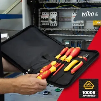 JUEGO HERRAMIENTAS ELECTRICISTAS 33969 7 PZS. WIHA