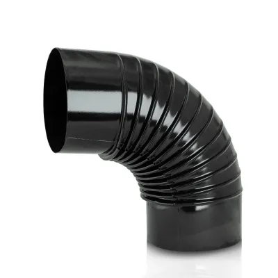 CODO INOX 250MM/90 NEGRO BRONPI