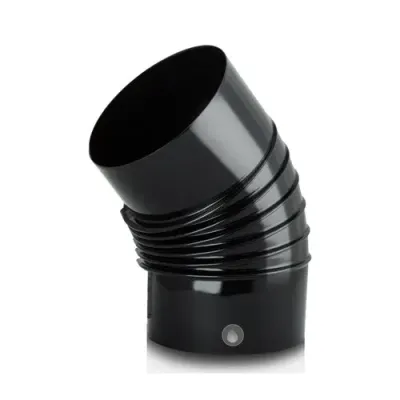 CODO INOX 250MM/45 NEGRO BRONPI