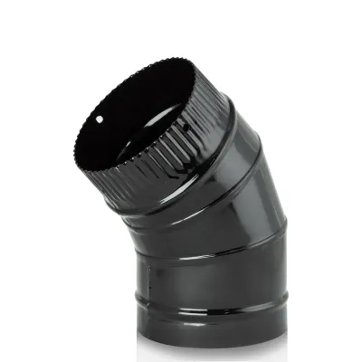 CODO INOX 250MM/45 NEGRO BRONPI