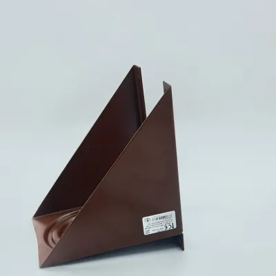 SOPORTE PARED ALUMINIO MARRON 80MM 606360 EDILKAMIN
