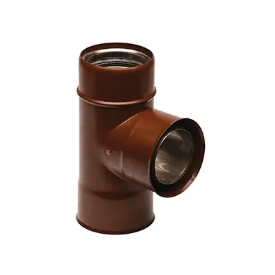 TE ALUMINIO 80MM MARRON 606350 EDILKAMIN