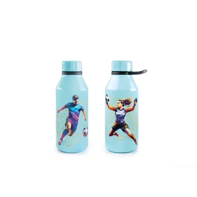 BOTELLA TERMO DOBLE PARED FUTBOL KIDS 350ML IBILI