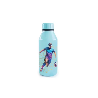 BOTELLA TERMO DOBLE PARED FUTBOL KIDS 350ML IBILI