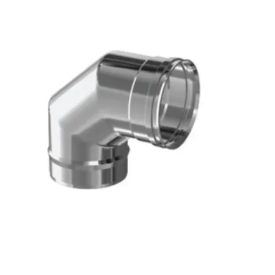 CODO SIMPLE PARED 300mm x 90 GRAD.  ACERO INOX. AISI 316L 4015433 ROS  