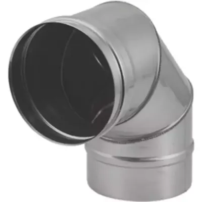 CODO SIMPLE PARED 300mm x 90 GRAD.  ACERO INOX. AISI 316L 4015433 ROS  