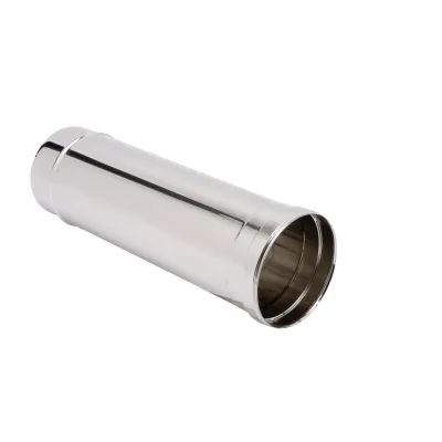 TUBO CHIMENEA SIMPLE PARED ACERO INOX. 300mm x 50cm AISI 316 4015434  ROS