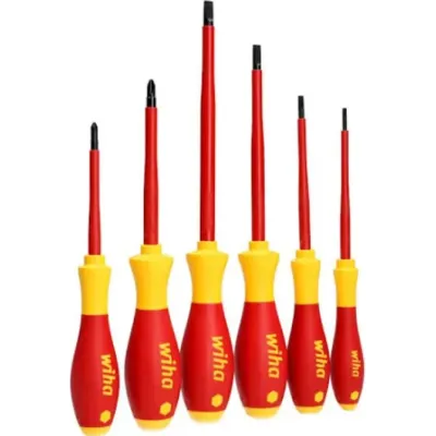 JUEGO DESTORNILLADORES 00833 6 PZS. SOFTFINISH ELECTRIC WIHA