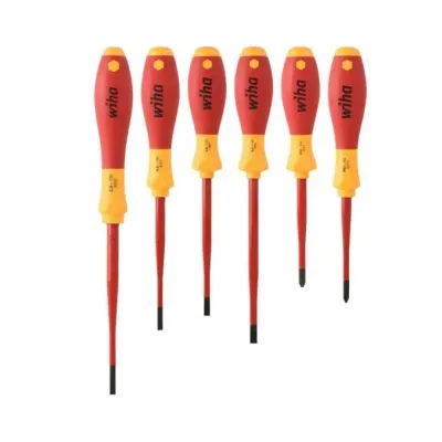 JUEGO DESTORNILLADORES 00833 6 PZS. SOFTFINISH ELECTRIC WIHA