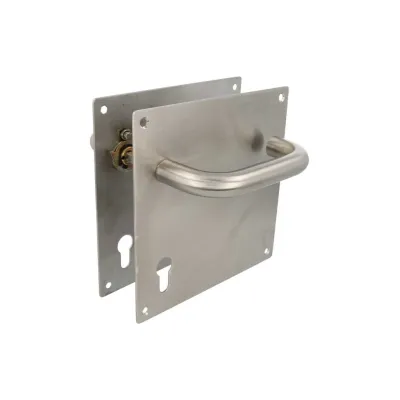 MANILLA C/PLACA 3CB85 180X180 C/BOCALLAVE INOX 18/8 AMIG