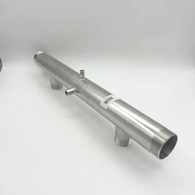 COLECTOR IMPULSION DOBLE 2"X1 1/4" 203160 600mm EJES360mm INOX HIIDROBEX