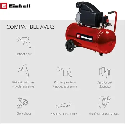COMPRESOR TC-AC 270/50/8  1800W 4007360 EINHELL