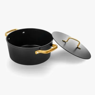 CACEROLA SAMOA ICONIC 24CM ALUMINIO FORJADO NEGRO ARCOS