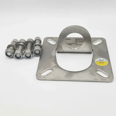 SET ANCLAJE PLETINA ACERO + TORNILLOS ESTRUCTURA METALICA  80165A SAFETOP