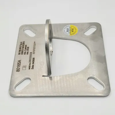 SET ANCLAJE PLETINA ACERO + TORNILLOS ESTRUCTURA METALICA  80165A SAFETOP