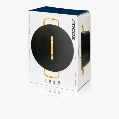 CACEROLA SAMOA ICONIC 20CM ALUMINIO FORJADO NEGRO ARCOS