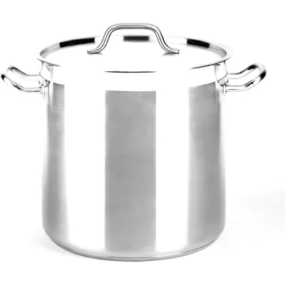 OLLA ALTA INDUCCION 28X28CM INOX 18/10 800-28 VIER