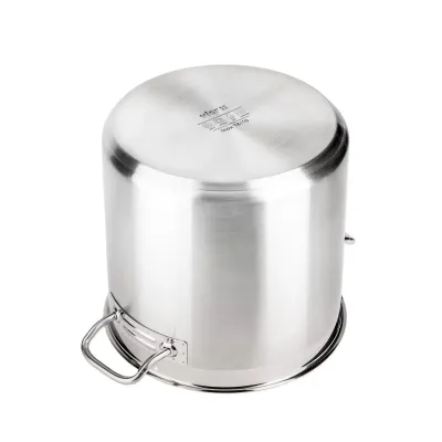 OLLA ALTA INDUCCION 32X32CM INOX 18/10 800-32 VIER