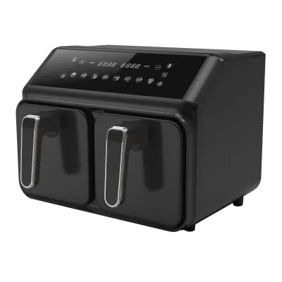 FREIDORA AIRE DOBLE 35376/2200W 8LTS NEGRA KUKEN