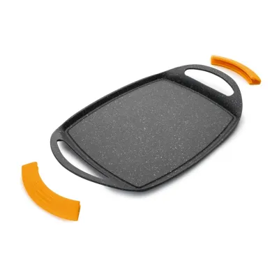 GRILL PLANCHA BASIC STONE 409529/47X28,50CM IBILI