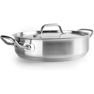 GUISERA C/TAPA EBBE 607828/28CM INOX FONDO SELLADO IBILI