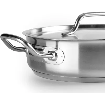 GUISERA C/TAPA EBBE 607828/28CM INOX FONDO SELLADO IBILI