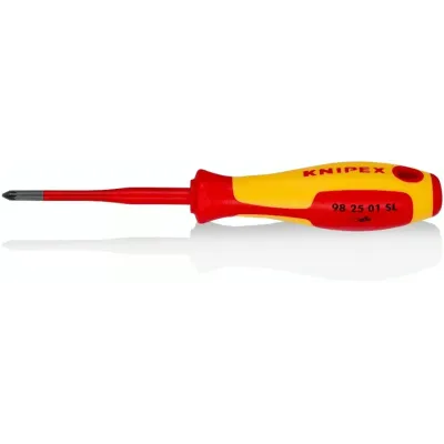 DESTORNILLADOR SLIM PLUS/MINUS 98 25 01 1000V/PZ-1X187MM KNIPEX