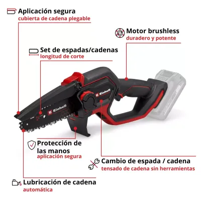 SIERRA PODADORA GP-PS 18/20 LI BL-SOLO 4600080 EINHELL 