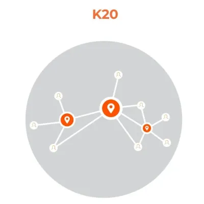 LLAVE ACCESO K20 NARANJA DORCAS
