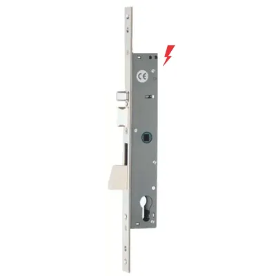 CERRADURA ELECTRICA EMB.781802352 PALANCA E35MM INOX C/CILINDRO ISEO