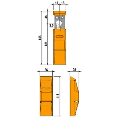 ESCUDO PROTECTOR CILINDRO ANTISILICONA 853232 N DCHA CROMADO LINCE