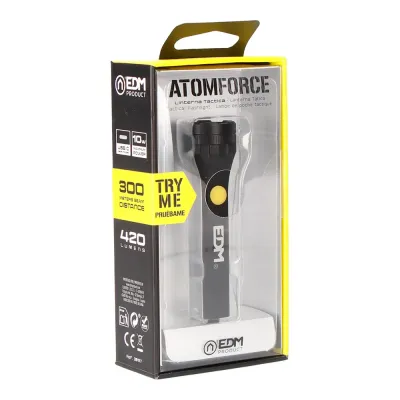 LINTERNA LED MINI ATOM FORCE 36177/10W ALUM.RECARGABLE 