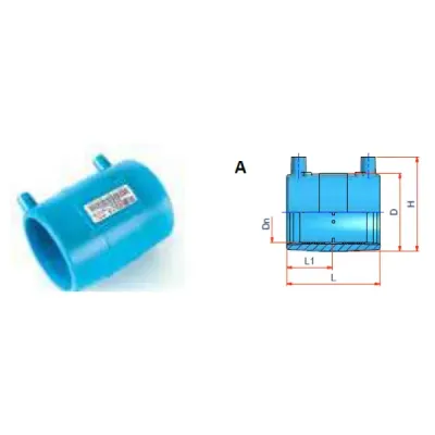 MANGUITO ELECTROSOLDAR NIRON 90MM SDR11 AZ NME90 NUPI