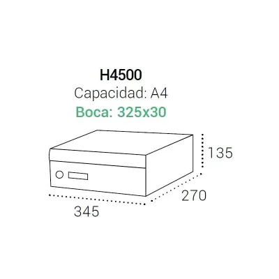 BUZON MILENIO H4500 GRUPO-2 ANTRACITA ARREGUI