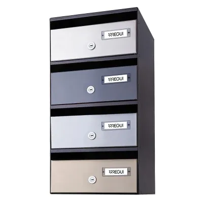 BUZON ADAPTA H3700 GP-2 NEGRO ANTRACITA ARREGUI