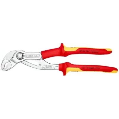 TENAZA AJUSTABLE COBRA VDE TT 87 26 250 /250MM KNIPEX