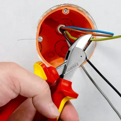 ALICATE CORTE DIAGONAL X-CUT 73 06 160 T BK 160MM KNIPEX