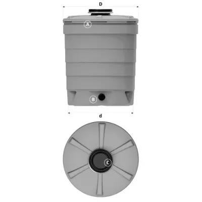 DEPOSITO AQUABLOCK AQUATONNE 350LT SCHUTZ