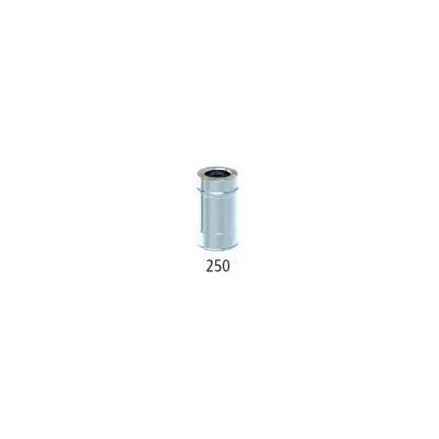 TUBO CHIMENEA DOBLE PARED 200MM 0,25M INOX AISI 316L/304 4014491 ROS
