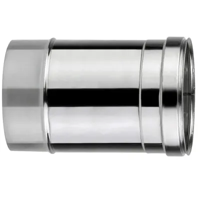 TUBO CHIMENEA DOBLE PARED 250MM 0,25M INOX AISI 316L/304 4011774 ROS
