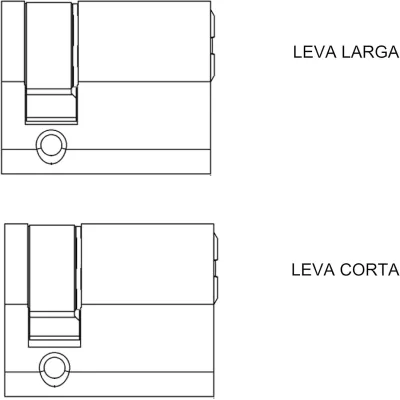 CILINDRO TE-5 2030/40X10 R15 LEVA LARGA NIQUEL TESA