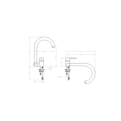 GRIFO FREGADERO DRAKO 3369 CROMO RAMON SOLER