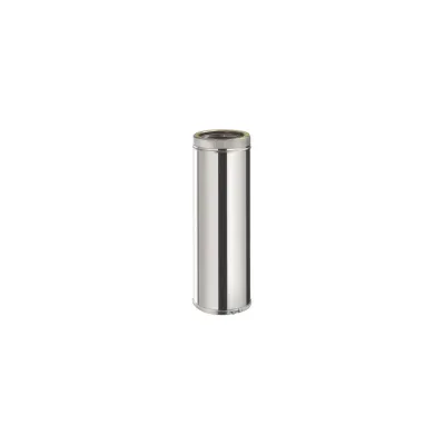 TUBO CHIMENEA DOBLE PARED 200MM 0,25M INOX AISI 304/304 2700273 ROS