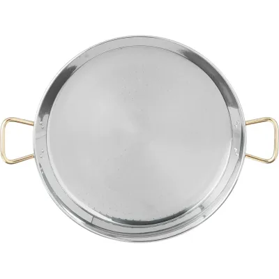 PAELLERA VALENCIANA ACERO INOX 36CM 70036 ASAS BAÑO ORO GARCIMA
