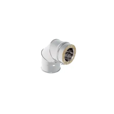 CODO DOBLE PARED 250MM/87 GR INOX AISI 316L/304 4019675 ROS