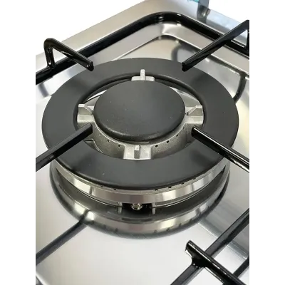 HORNILLO GAS BUTANO 2 FUEGOS 1 TRIPLE 3NW-252BB BLANCO VITROKITCHEN