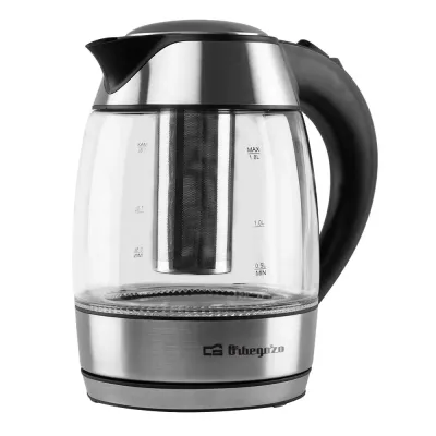 CALIENTA LIQUIDOS KT 6040/17524/1,8L 2200W CRISTAL INOX ORBEGOZO